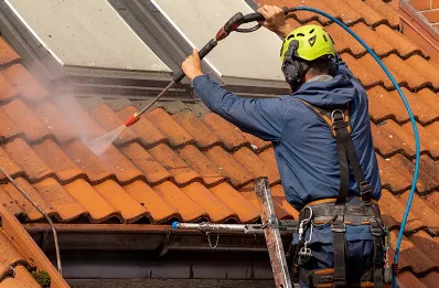 Démoussage et hydrofuge de toiture à Quilen